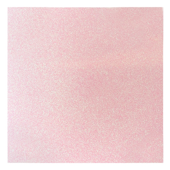 30 Pack: Light Pink Fine Glitter Paper by Recollections®, 12" x 12"